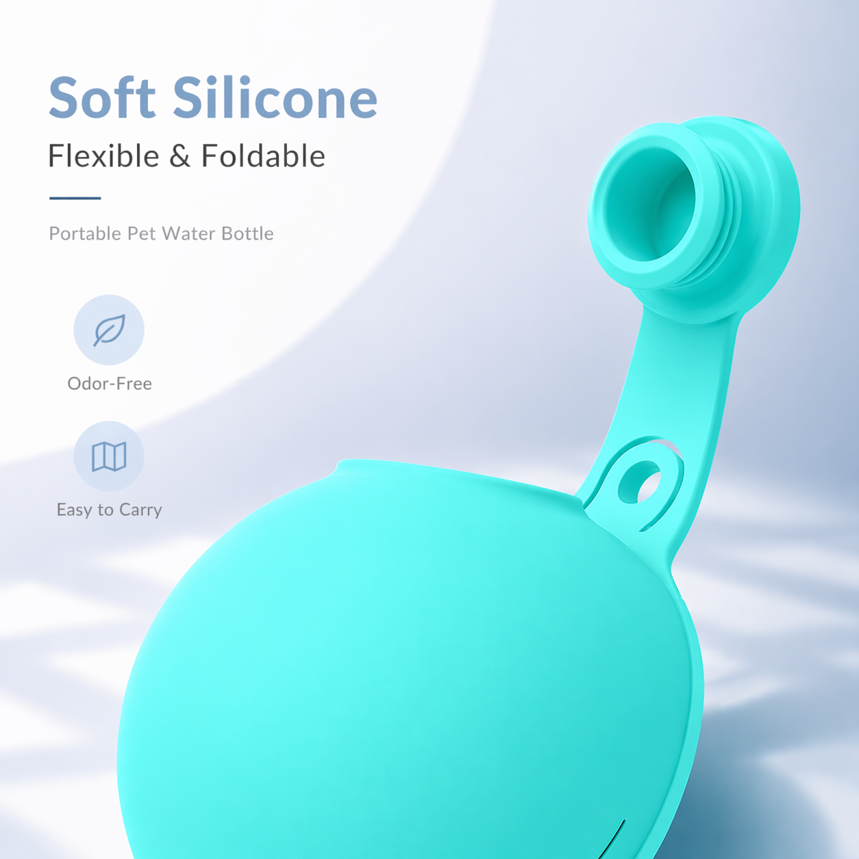 Portable 2-in-1 Pet Water Bottle