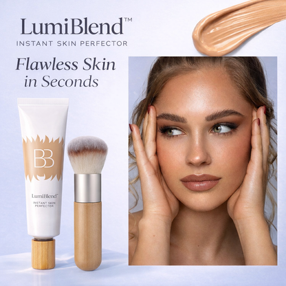 LumiBlend™ Instant Skin Perfector – BB Blur Tinted Moisturizer SPF 30 + Free Buffing Brush