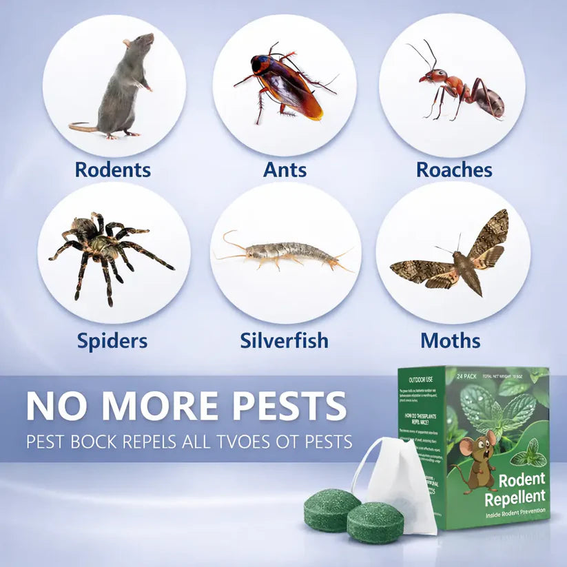 Natural Rodent Repellent Balls 12 pcs Pack