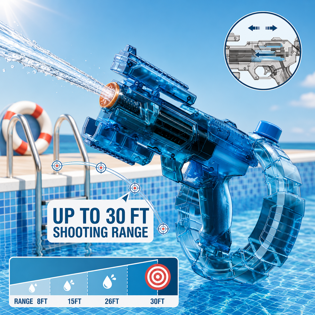 Turbo Blast Electric Water Gun