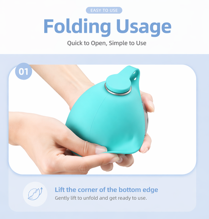 Portable 2-in-1 Pet Water Bottle