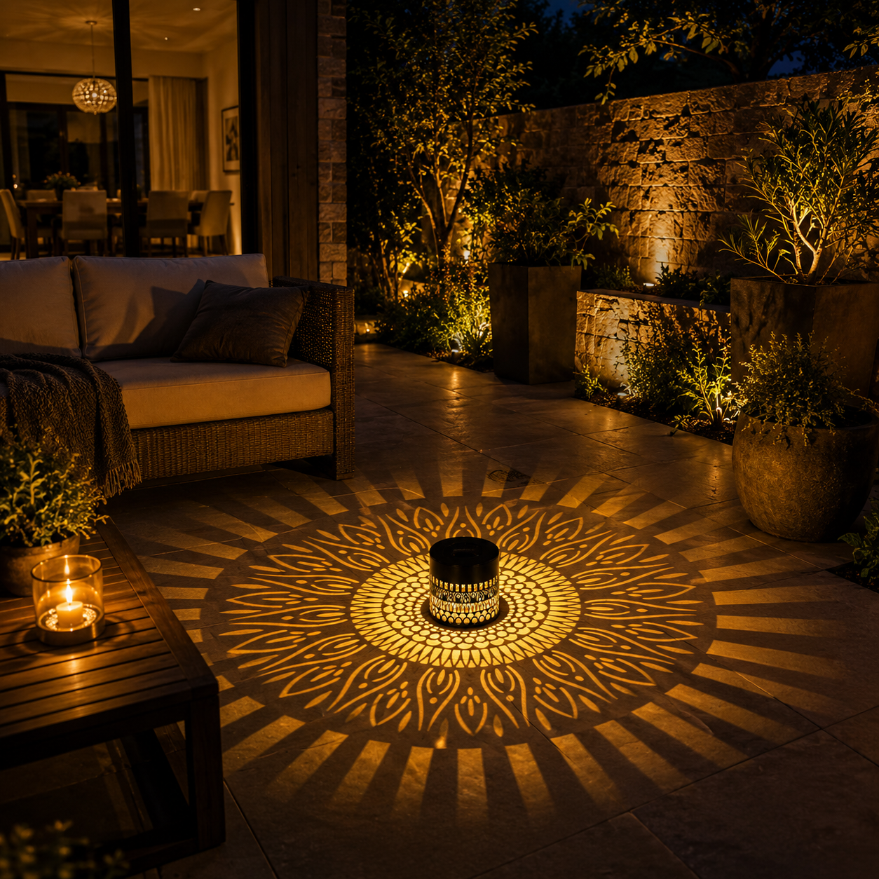 Radiant Garden Projection Light