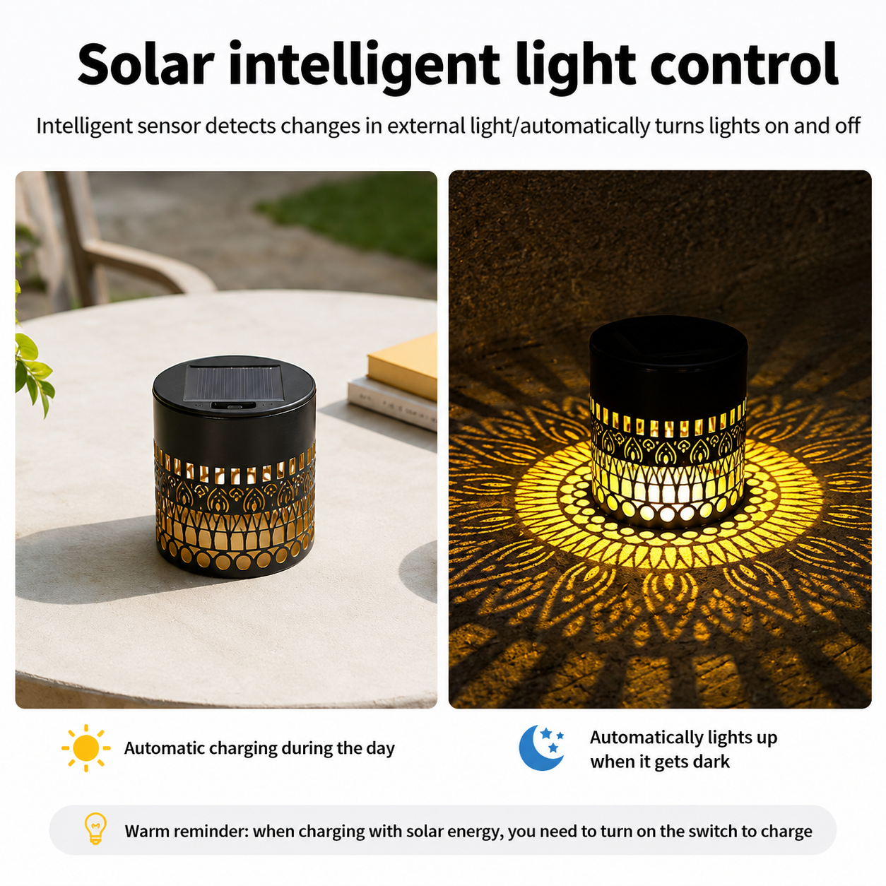 Radiant Garden Projection Light