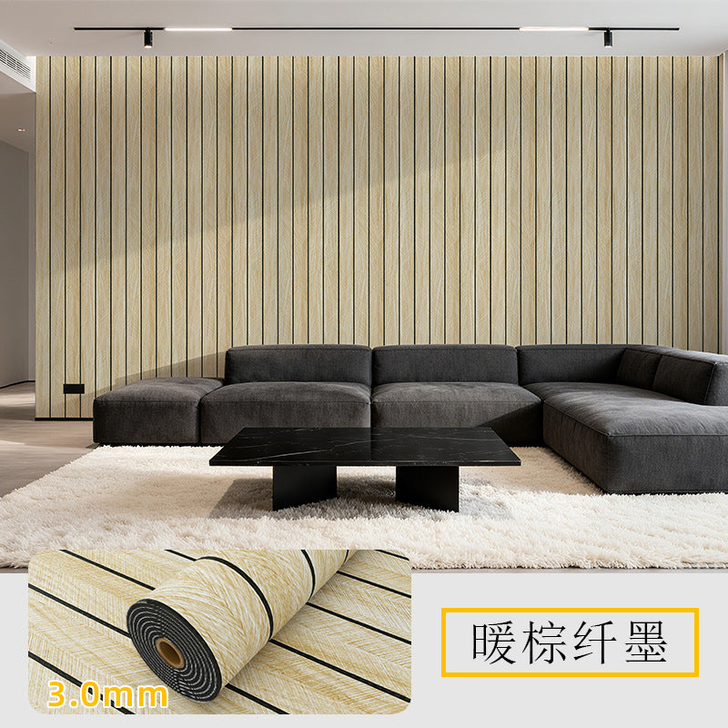 Luxury Wood Slat Wall Panel Roll 40 cm X 300 cm