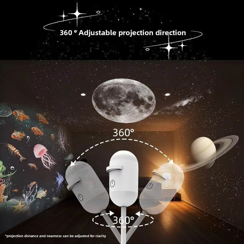 Aurora Atmosphere Projection 2 in 1 Light